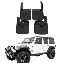 Load image into Gallery viewer, Mud Flaps for 2018-2024 Jeep Wrangler JL, 4PCS Front & Rear Splash Guards