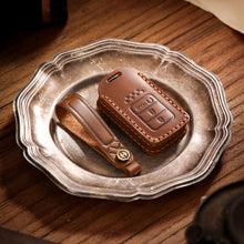 Load image into Gallery viewer, Genuine Leather Key Fob Cover for Honda Civic, Accord, Pilot, CR-V, HR-V, Insight, Odyssey