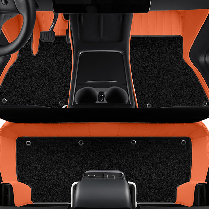 Special for Tesla Model S 2012-2024 360° Full Wrap All-Weather Leather Floor Mat