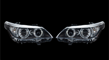 Load image into Gallery viewer, Headlights for BMW 5 Series E60 (2003–2010), Angel Eye Projector Lens Modified Headlamp Assembly