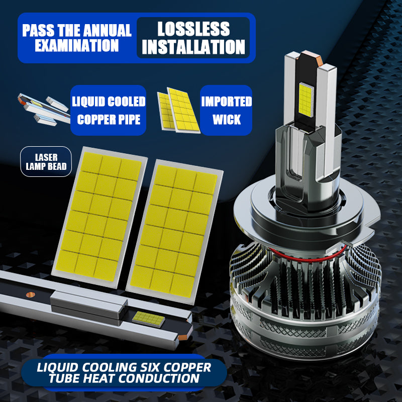Shining Star LED Headlight Bulbs, H11/H4/9005 (HB3)/9006 (HB4) Compatible, 200W 98600 LM 6000K (2-Pack)