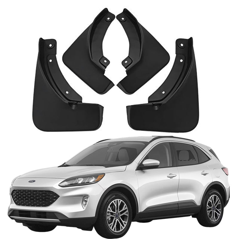 Heavy Duty Mud Flaps for Ford Escape 2020-2024 (Base Model) - Custom Fit Front & Rear Mud Splash Guards (4-Piece Set)