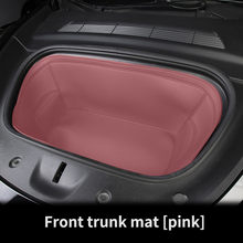 Load image into Gallery viewer, Leather Trunk Mats for Tesla Model 3/Y, Front & Rear, Waterproof, Scratch-Resistant, Easy to Clean