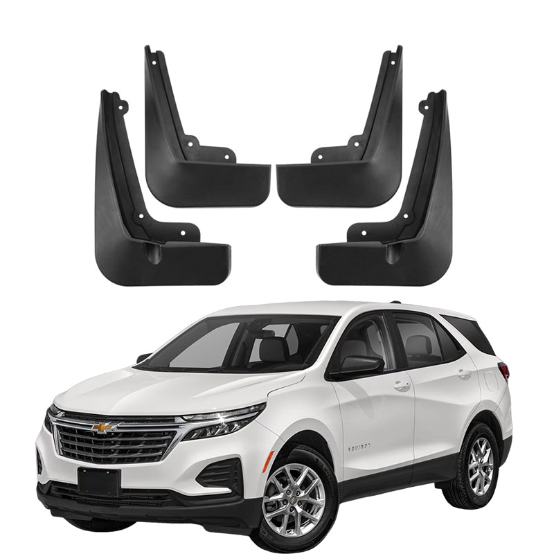 Mud Flaps for Chevrolet Equinox 2018-2024 - Front & Rear Splash Guards (4-Piece Set)