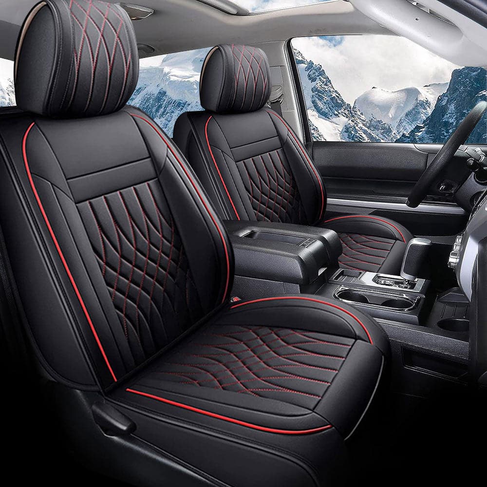 Custom Leather Car Seat Covers Full Set For Toyota Tundra (2014-2025)