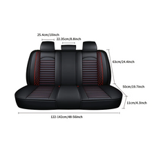 Load image into Gallery viewer, 5-Piece Car Seat Covers Full Set – Universal Faux Leather Cushions for Cars, SUVs & Trucks