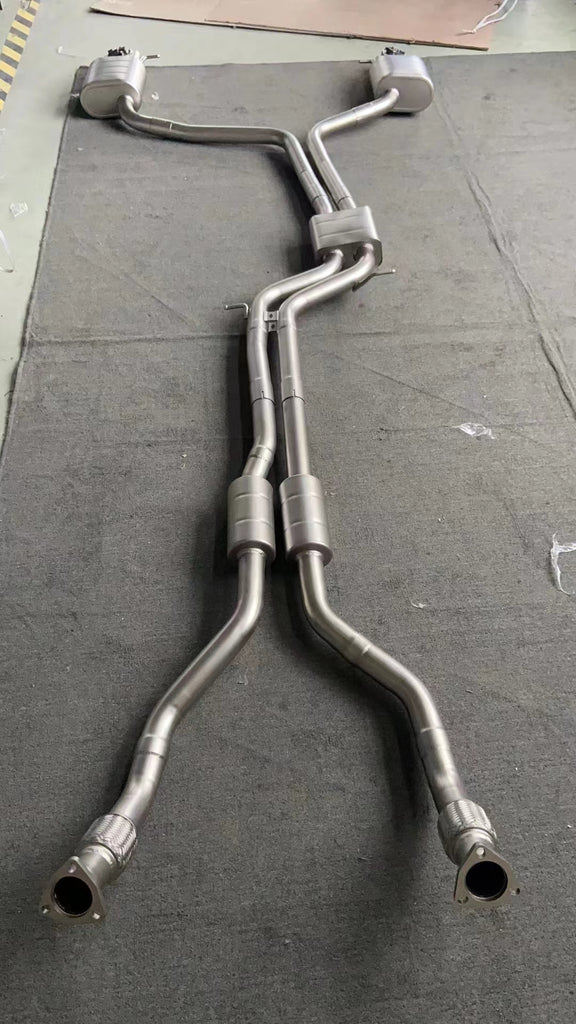 Valved Sport Exhaust System for Audi B8 S4/S5 3.0T 2009-2015 | Dual Exit | Steel/Titanium