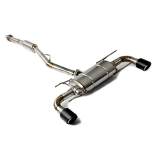 Load image into Gallery viewer, For 2013–2016 FR-S / BRZ 2.0L Catback Exhaust – Dual Exit, Valved, Stainless/Titanium