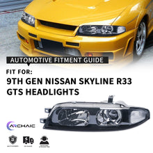 Load image into Gallery viewer, LED DRL Headlight & Turn Signal Assembly for Nissan Skyline R33 GT-R GT-S GT-T (1993–1998)