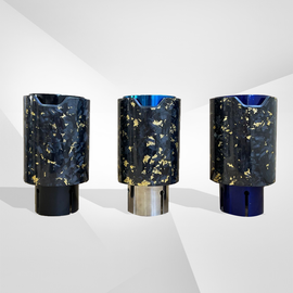Floral Satin Carbon Fiber Exhaust Tips for BMW M2/M3/M4 - Custom Style