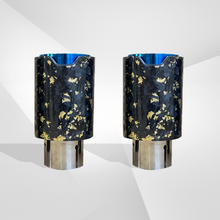 Load image into Gallery viewer, Floral Satin Carbon Fiber Exhaust Tips for BMW M2/M3/M4 - Custom Style