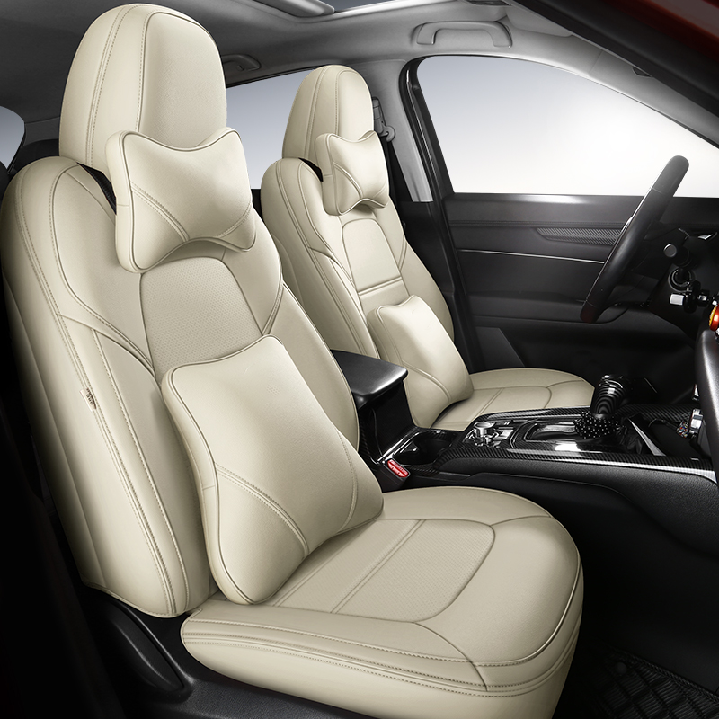 Luxury Custom Leather Car Seat Cover 360 Full Wrap for Mazda CX-5 (2013-2025)