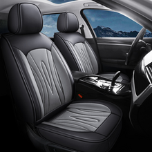 Load image into Gallery viewer, High-Back Leather Car Seat Covers, Waterproof, Airbag Compatible, for Cars, SUVs, Trucks, and Vans