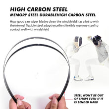 Load image into Gallery viewer, Boneless Silent Windshield Wiper Blades – OEM Quality for Tesla Model 3/Y/S/X (Set of 2)