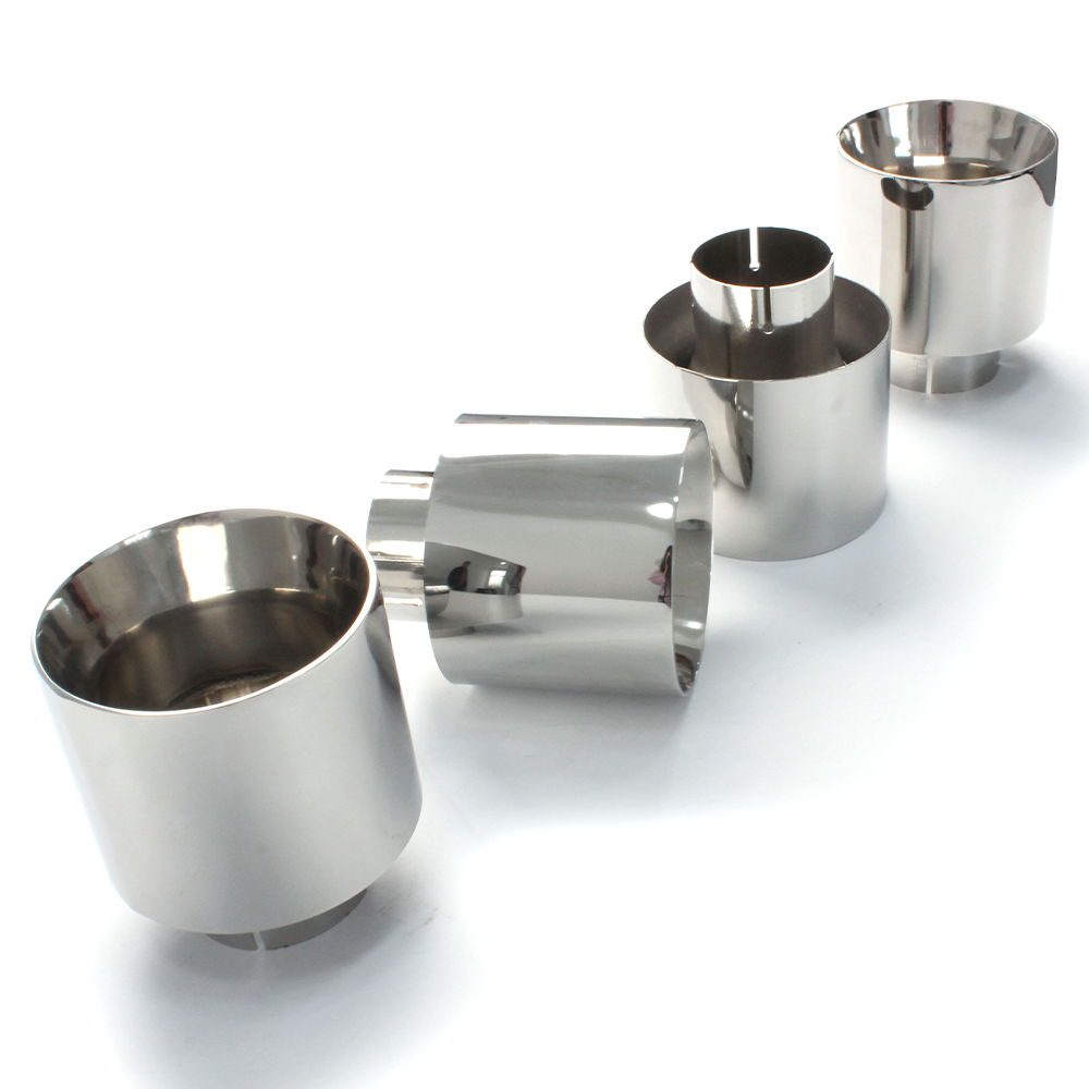 Chrome Exhaust Tip 4''/5'' – Slant/Straight Cut for Dodge Charger & Ford Mustang
