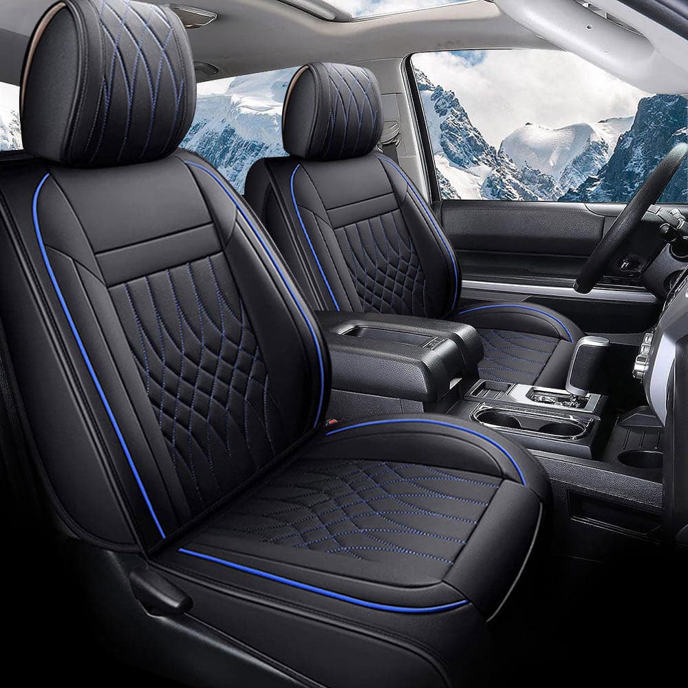Custom Leather Car Seat Covers Full Set For Toyota Tundra (2014-2025)