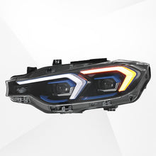 Load image into Gallery viewer, Applicable to 2013-2018 BMW 3 Series F30 LED Headlight Assembly Upgrade Version, Blue Frame Lens, Streamer Turn Signal