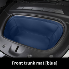 Load image into Gallery viewer, Leather Trunk Mats for Tesla Model 3/Y, Front & Rear, Waterproof, Scratch-Resistant, Easy to Clean