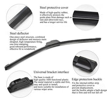 Load image into Gallery viewer, U-Shaped Boneless Silent Wiper Blade – All-Season, Fits 99% Cars (1 Pack, 14"-28")