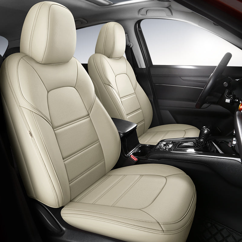 Luxury Custom Leather Car Seat Cover 360 Full Wrap for Mazda CX-5 (2013-2025)