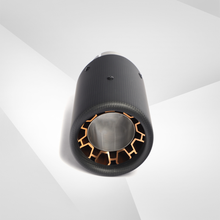 Load image into Gallery viewer, Universal Carbon Fiber & Aluminum Exhaust Tip - Tailpipe Nozzle Decoration for Cars