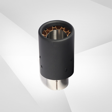 Load image into Gallery viewer, Universal Carbon Fiber & Aluminum Exhaust Tip - Tailpipe Nozzle Decoration for Cars