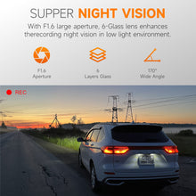 Load image into Gallery viewer, 2025 New Car Dash Cam - 3 Views, 4K+1K Resolution, High-Quality Night Vision, Wi-Fi & GPS