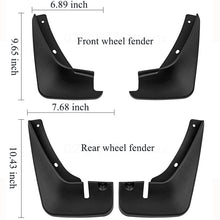 Load image into Gallery viewer, Mud Flaps for 2002-2024 Toyota Probox - Front & Rear Mud Splash Guards (4-Piece Set)