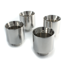Load image into Gallery viewer, Chrome Exhaust Tip 4''/5'' – Slant/Straight Cut for Dodge Charger & Ford Mustang