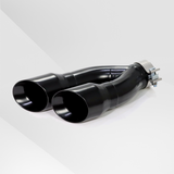NEW Dual Slant-Cut Stainless Steel Exhaust Tip – 3