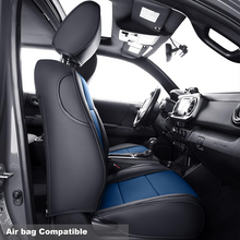 Load image into Gallery viewer, Custom Luxury Leather Car Seat Covers for Toyota Tacoma Crew Cab (2016-2023)