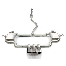 For 2016–2019 Honda Civic 1.5T Center Triple Tip Valve-Controlled Catback Exhaust – Stainless Steel / Titanium Option