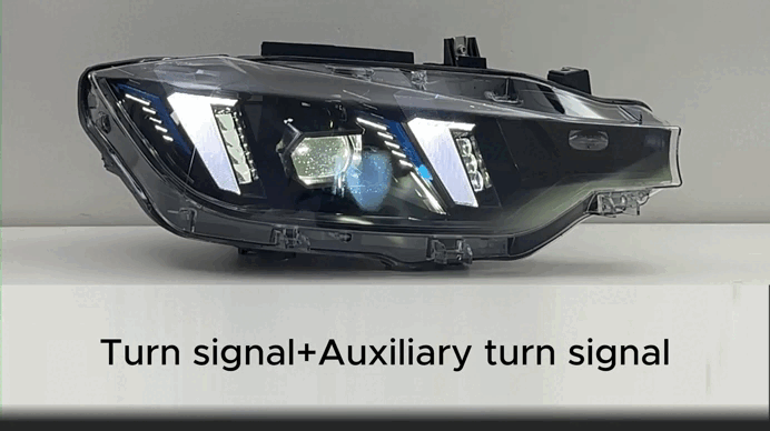 Suitable for 2013–2018 BMW 3 Series F30 LED Headlight Assembly Upgrade with Projector Lens and DRL
