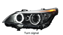 Load image into Gallery viewer, Headlights for BMW 5 Series E60 (2003–2010), Angel Eye Projector Lens Modified Headlamp Assembly