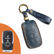 Load image into Gallery viewer, Genuine Leather Key Fob Case Compatible with RAM 1500, 2500, 3500, 4500, 5500 Pickup Trucks