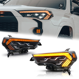2014–2024 Toyota 4Runner LED Projector Headlights with Sequential Turn Signals & Start-up Animation (Pair)