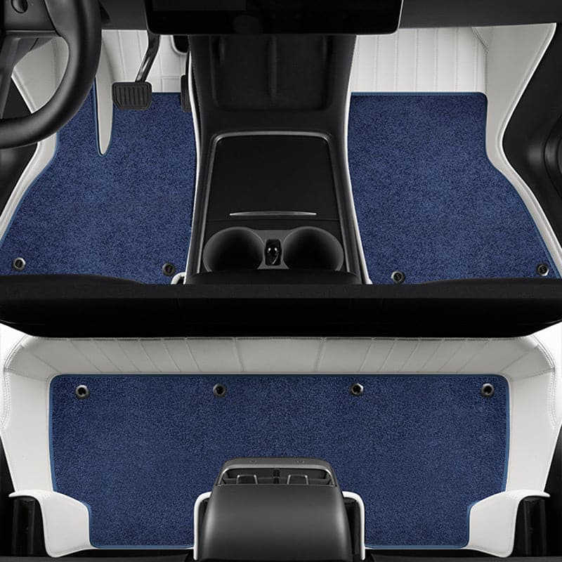 Special for Tesla Model S 2012-2024 360° Full Wrap All-Weather Leather Floor Mat