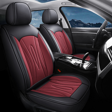 Load image into Gallery viewer, High-Back Leather Car Seat Covers, Waterproof, Airbag Compatible, for Cars, SUVs, Trucks, and Vans