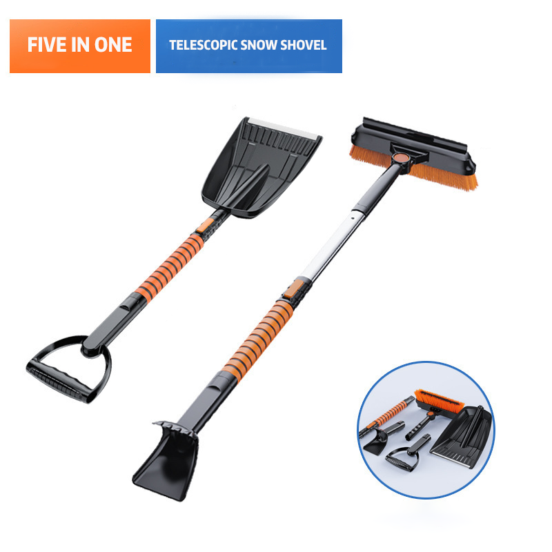 42" Ice Scraper And Extendable Snow Brush Emergency Snow Shovel Snow