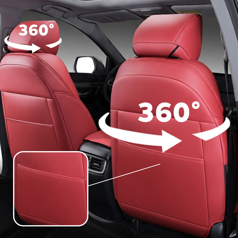 Custom Fit Leather Seat Covers for Honda CR-V (2012–2026) – Full Set, Waterproof & Child Seat Compatible
