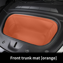 Load image into Gallery viewer, Leather Trunk Mats for Tesla Model 3/Y, Front & Rear, Waterproof, Scratch-Resistant, Easy to Clean