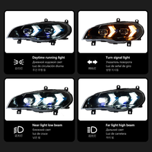 Load image into Gallery viewer, LED Headlights For BMW X5 E70 2007-2013 Double Lens Arrow Style Assembly Pair