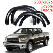 Load image into Gallery viewer, Fender Flares for 2007-2025 Toyota Tundra, Pocket-Riveted Style ABS Thermo Plastic, Matte Black