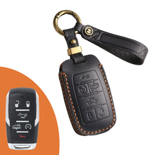 Load image into Gallery viewer, Genuine Leather Key Fob Case Compatible with RAM 1500, 2500, 3500, 4500, 5500 Pickup Trucks