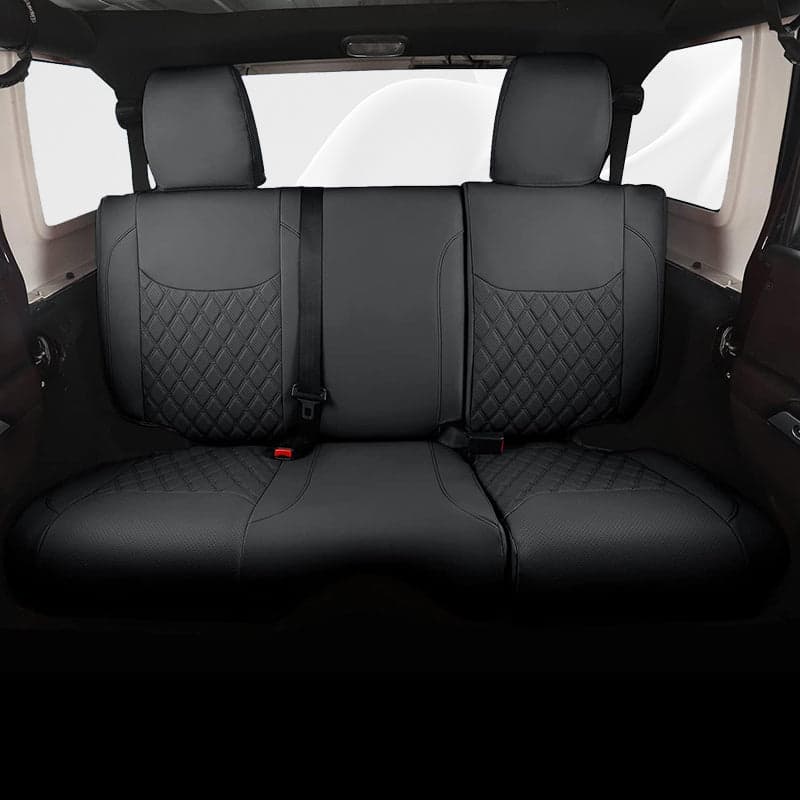 Custom Nappa Leather Car Seat Covers Full Set Special for Jeep Wrangler (2007-2024)