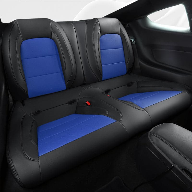 Custom Leather Seat Covers for Ford Mustang Coupe (2015–2025) – Full Set, Sporty Fit
