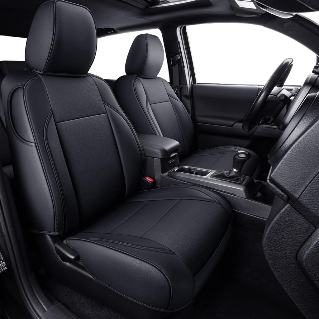 Custom Luxury Leather Car Seat Covers for Toyota Tacoma Crew Cab (2016-2023)