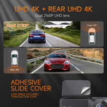 Load image into Gallery viewer, 2025 New 4K Dash Cam Front and Rear with WiFi & GPS, Mini Hidden Car Camera Recorder
