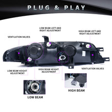 Load image into Gallery viewer, LED DRL Headlight & Turn Signal Assembly for Nissan Skyline R33 GT-R GT-S GT-T (1993–1998)