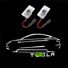 Load image into Gallery viewer, Car Door Lights for Tesla Model 3/Y/X/S Logo Projector,LED Welcome Lights